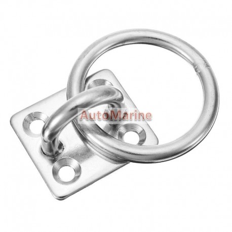 Eye Plate with Ring - 5mm - 304SS