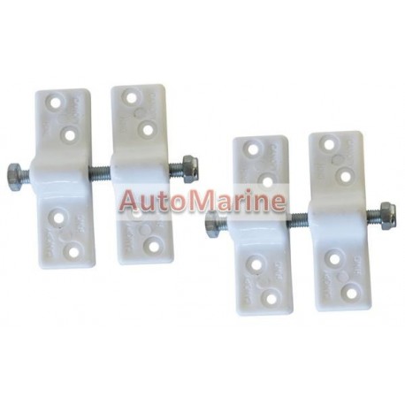 Canopy Clips (White) - Plastic - 2 Pieces
