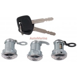 Toyota Etios Door Lock Set - 3 Piece with Fuel Flap Lock