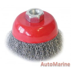 Cup Brush Galvanised - 75mm M14X2
