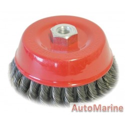 Cup Brush Knotted 125mm M14X2