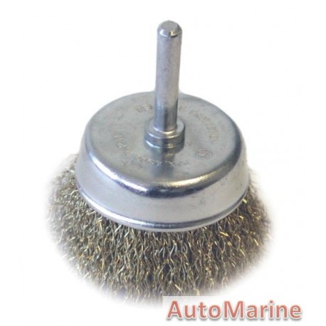 Cup Brush with Shaft 65mm