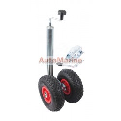 Jockey Wheel with 10" Inflatable Wheels