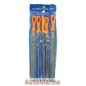 File Set 10 5 Pcs Orange Handle