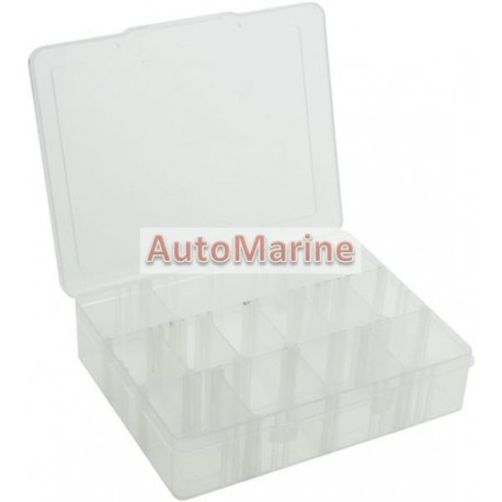Plastic Box with Lid (14 Compartments)