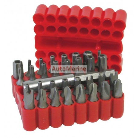 Screwdriver Bit Set 33 Pieces in Blister Card