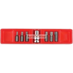 Coarse Spline Bit Set (1/2" Drive) - 7 Piece