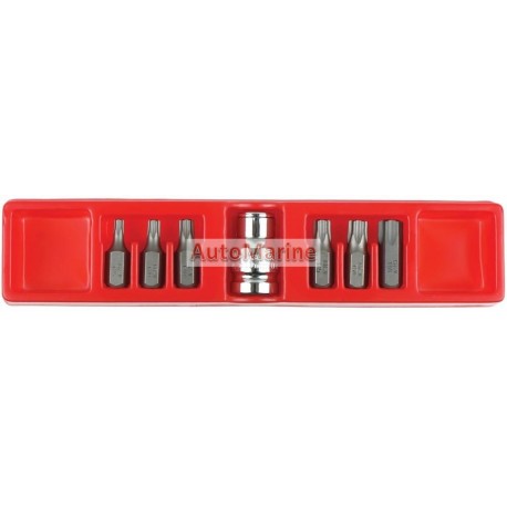 Coarse Spline Bit Set (1/2" Drive) - 7 Piece