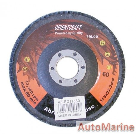 Flap Disc 115mm 60 Grit