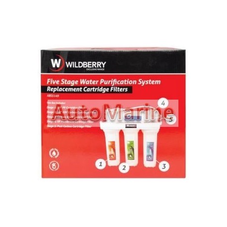 5 Stage Water Purification System Replacement Filters