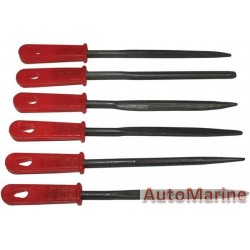 Mini File Set 6Pc In Pouch 170X5mm