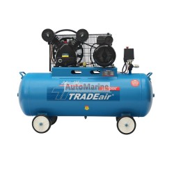 TradeAir Air V Head Belt Air Compressor / 150L / 2.2KW / 3HP