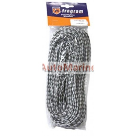 Ski Rope - Black / White - 7mm x 10m