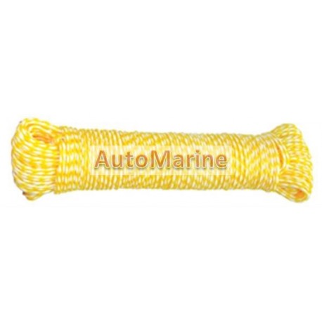 Ski Rope - Yellow / White - 7mm x 30m