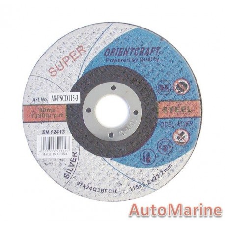 Professional Steel Cutting Disc 115X3X22mm