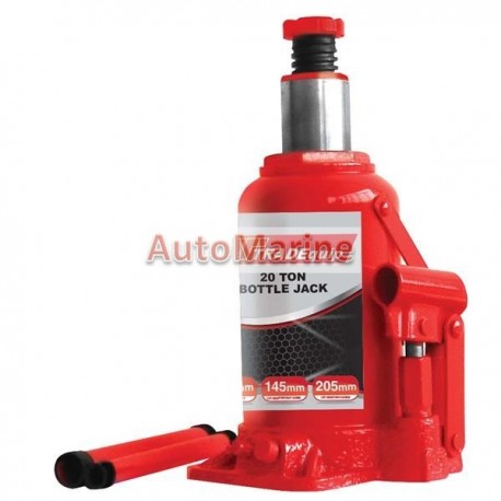 Hydraulic Bottle Jack - 20 Ton - Tradequip