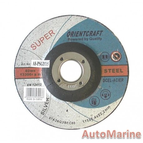 Professional Steel Grinding Disc 115X6X22