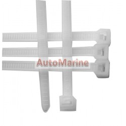 Cable Ties - 104mm x 2.5mm - 100 Pieces - White