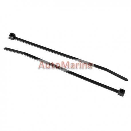 Cable Ties - 150mm x 3.5mm - 100 Pieces - Black