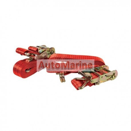 Ratchet Tie Down - 38mm x 5m - 2 Piece