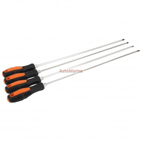 Hoteche 4 Piece Long Screwdriver Set - 450mm