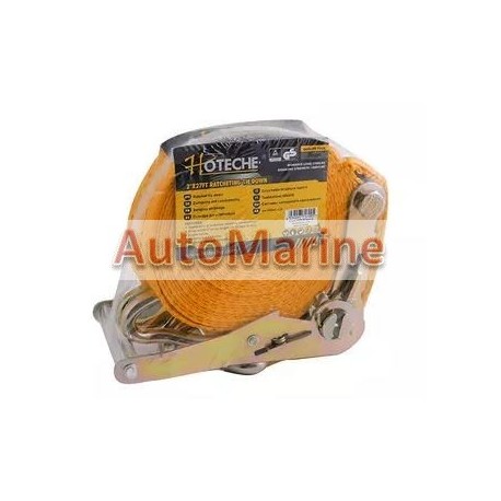 Heavy Duty Ratchet and Tie Down - 50mm x 8m - 4 Ton