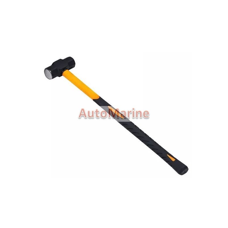 thumbnail image 2 of SEHOI 4lb Sledge Hammer - 15 Inch Fiberglass Handle, Steel Head, Non-Slip Grip For Demolition & Wood Splitting 2 of 13