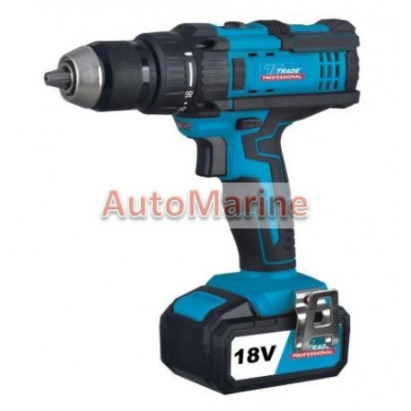 Cordless Impact Drill / Screwdriver Kit - 18 Volt