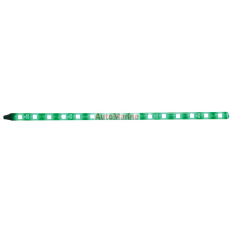 Stick On Soft LED Strip Light - Green - 12 Volt - 30cm