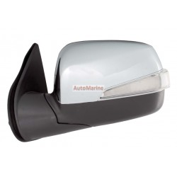 Isuzu DMax 2009 to 2011 Chrome / Black Door Mirror - Left