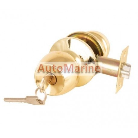 Brass Plated Entrance Lock Set