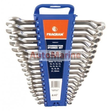 Combination Spanner Set - 17 Piece 6-22mm - Fragram