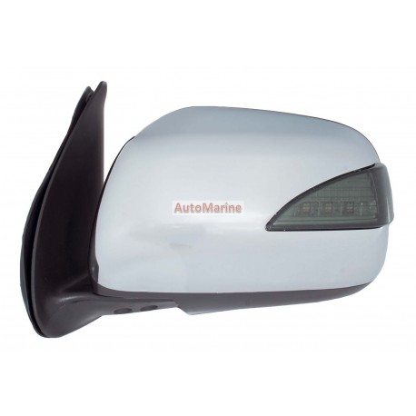 Toyota Vigo Door Mirror Chrome / Black LED - Left - 2011 Onward