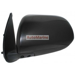 Toyota Hilux Door Mirror - Black - Left - 2011 Onward