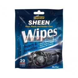 Shield Sheen Vinyl, Plastic and Rubber Care Wipes - Nu Car