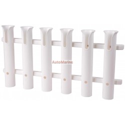 Rod Holder - 6 Rod - PVC