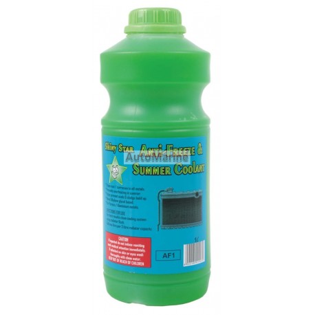 Shiny Star Anti-Freeze and Summer Coolant - Blue - 1 Litre