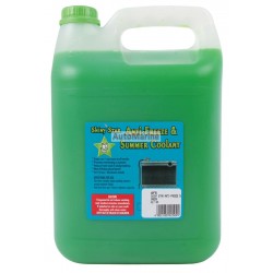 Shiny Star Anti-Freeze and Summer Coolant - Green - 5 Litre