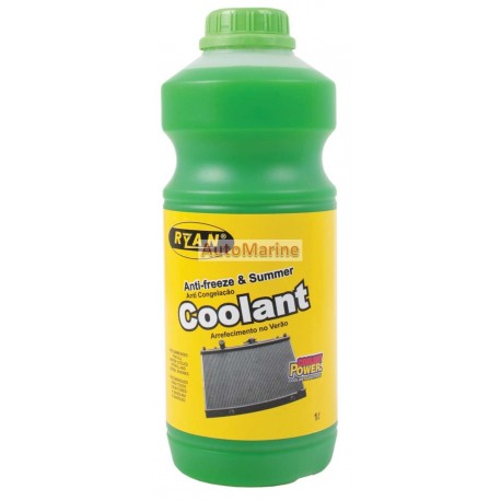 Ryan Anti-Freeze and Summer Coolant - Green - 1 Litre