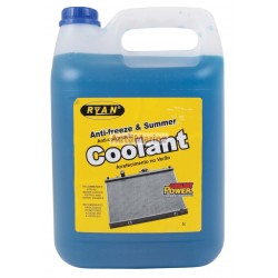 Ryan Anti-Freeze and Summer Coolant - Blue - 5 Litre
