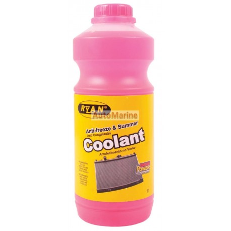 Ryan Anti-Freeze and Summer Coolant - Pink - 1 Litre