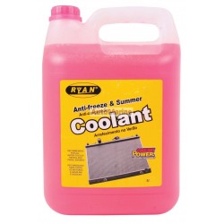 Ryan Anti-Freeze and Summer Coolant - Pink - 5 Litre