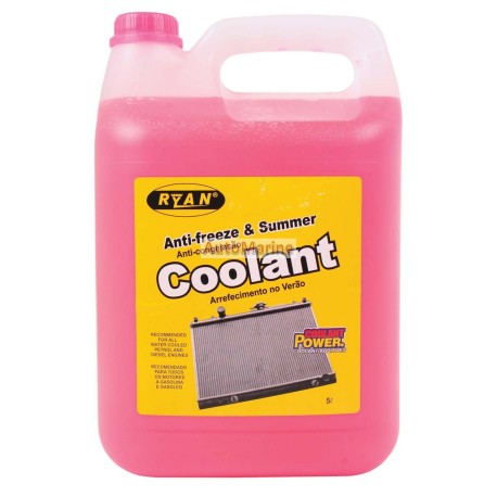 Ryan Anti-Freeze and Summer Coolant - Pink - 5 Litre