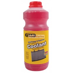 Ryan Anti-Freeze and Summer Coolant - Red - 1 Litre