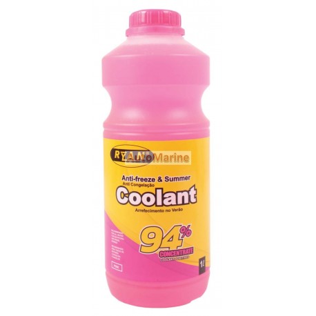 Ryan Anti-Freeze and Summer Coolant - 94% - Pink - 1 Litre