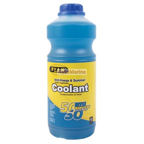 Ryan Anti-Freeze and Summer Coolant - RTU - Blue - 1 Litre