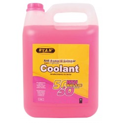 Ryan Anti-Freeze and Summer Coolant - RTU - Pink - 5 Litre