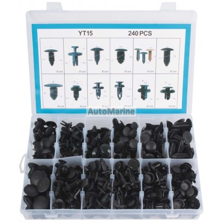 Panel Clips - Assorted - Universal - 240 Pieces
