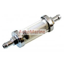 Fuel Filter - Inline - 5/16 Inch - Glass