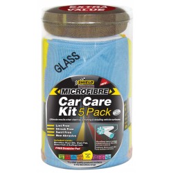 Shield Microfibre Cloth Car Care Kit - 4 Piece